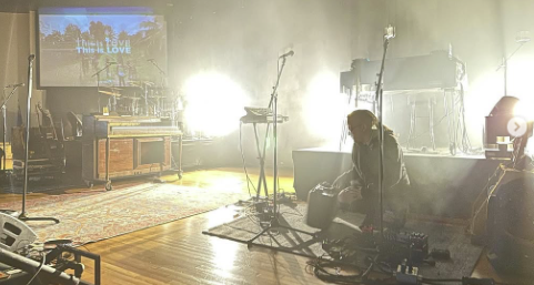 Justus Morales rehearsal